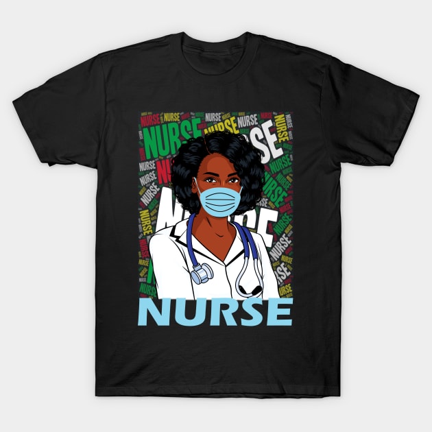 black nurses black history month gifts T-Shirt by DODG99